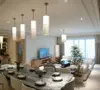 Cách chọn đèn trang trí phòng khách - Bí quyết biến không gian trở nên ấn tượng và hài hòa
