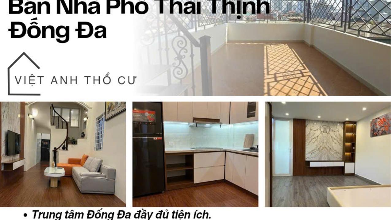 Bán nhà mặt phố 37m2 Thái Thịnh, Đống Đa, Hà Nội, giá 7,45 tỷ