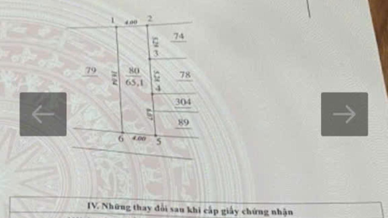 Bán đất xây CCMN đường Cầu Diễn Bắc Từ Liêm Hà Nội 65m2 sổ vuông giá hợp lý