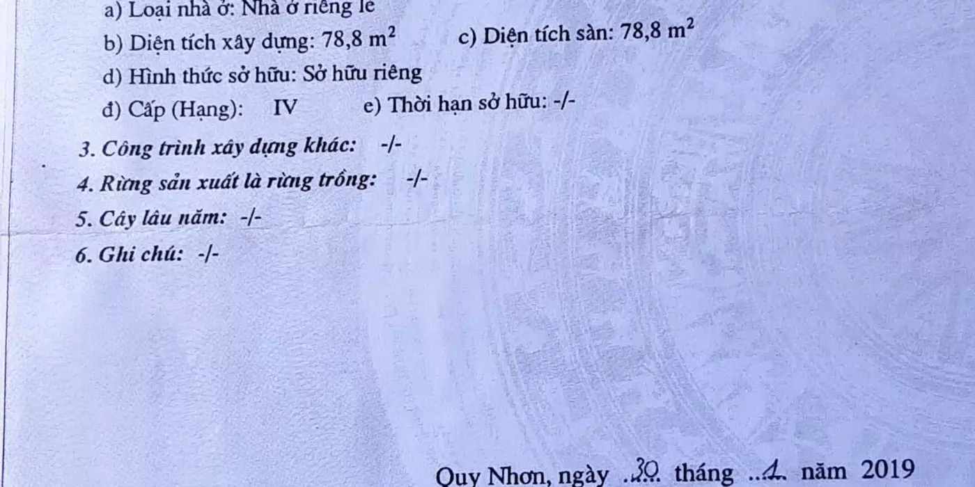 Chính chủ - bán nhà riêng 123,8m2 tại trung tâm Quy Nhơn