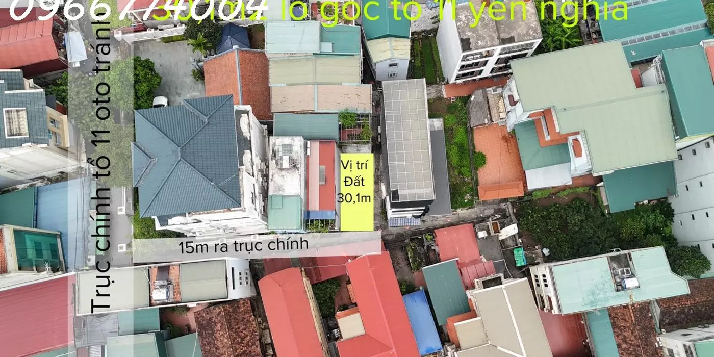 Chủ gửi em bán lô 30m2 tổ 11 yên nghĩa hà đông