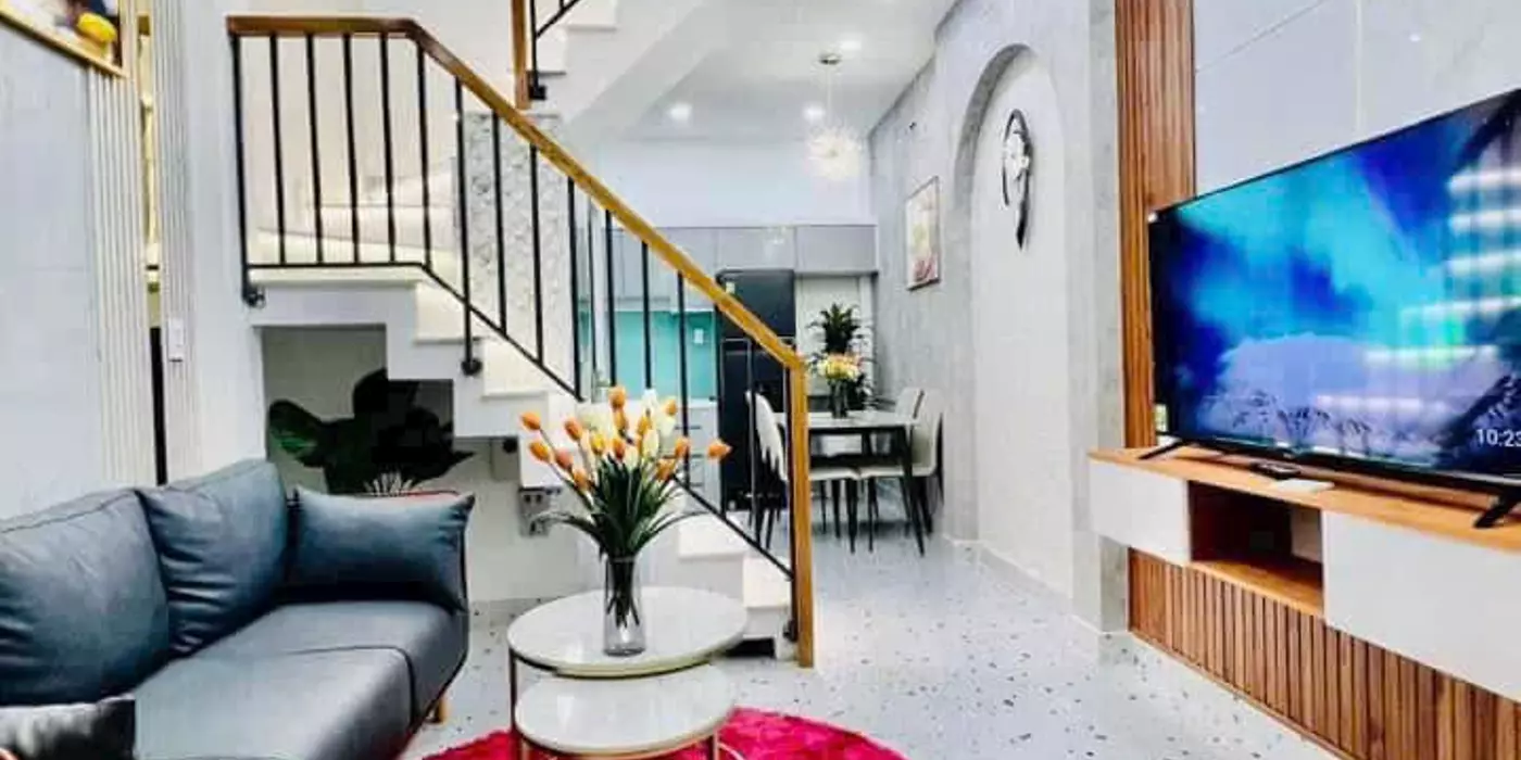 Nhà mới,cây Trâm,P9,Gò Vấp kèm nội thất  chỉ 3ty150