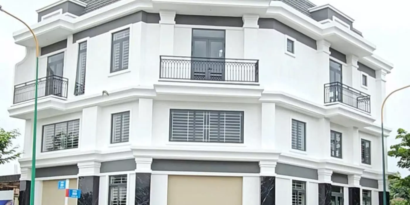 Bán Nhà Lô Góc Hòa Lợi Bến Cát Bình Dương Diện Tích 120m2 Thổ Cư 100% Mặt Tiền Đường 12m Kinh
