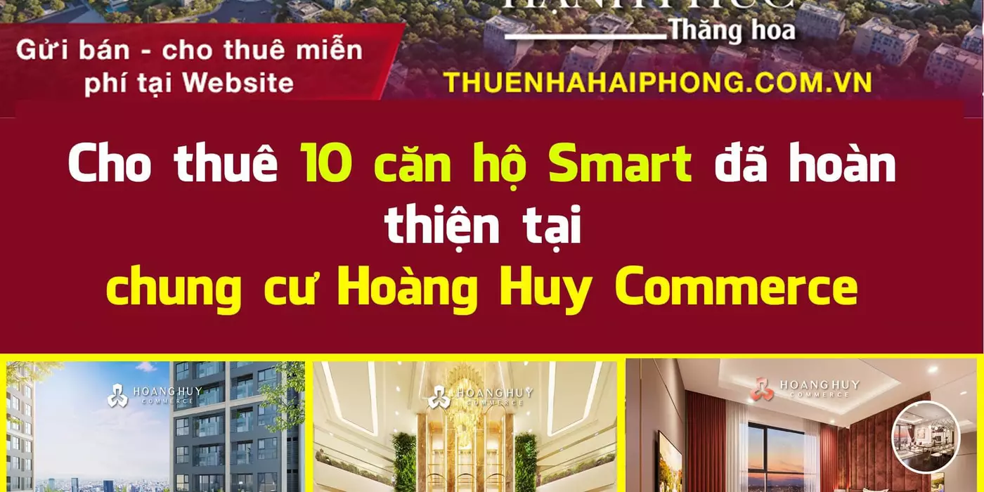 [Cho thuê Hoàng Huy Commerce] CHO THUÊ CĂN 1,5 Phòng ngủ  FULL ĐỒ SIÊU XINH GIÁ 10tr /THÁNG