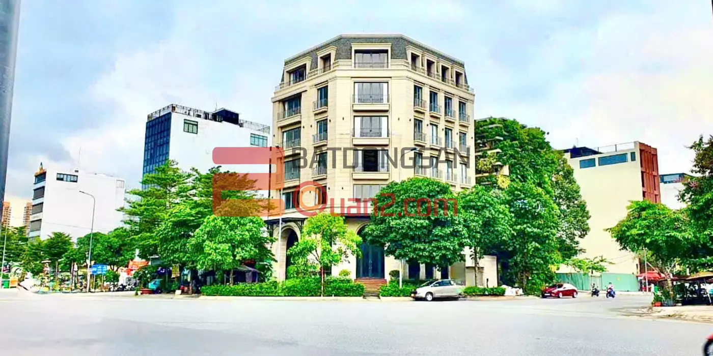 Cho thuê tòa văn phòng Thạnh Mỹ Lợi Quận 2 góc 2 mặt tiền đường Trương Văn Bang và Tạ Hiện 16x20