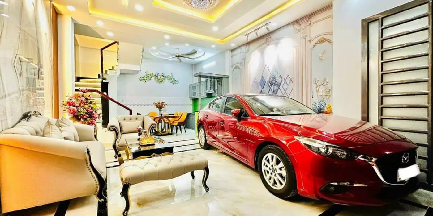 PHÂN LÔ LK TÔ NGỌC VÂN Q12 - GARA XE HƠI - MỚI ĐẸP 59M2 4 TẦNG GIÁ 5 TỶ 2