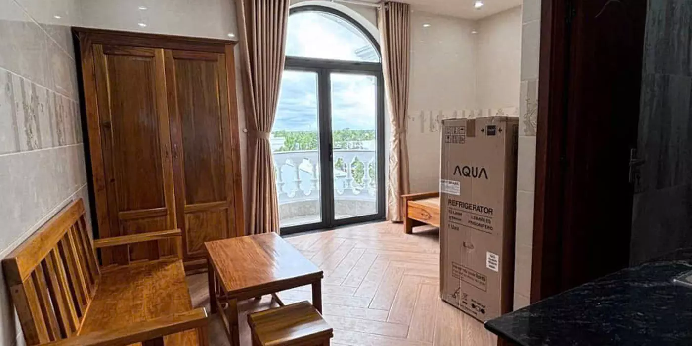 CHO THUÊ MINIHOUSE MỚI XÂY ĐƯỜNG SỐ 4 NVC FULL NỘI THẤT