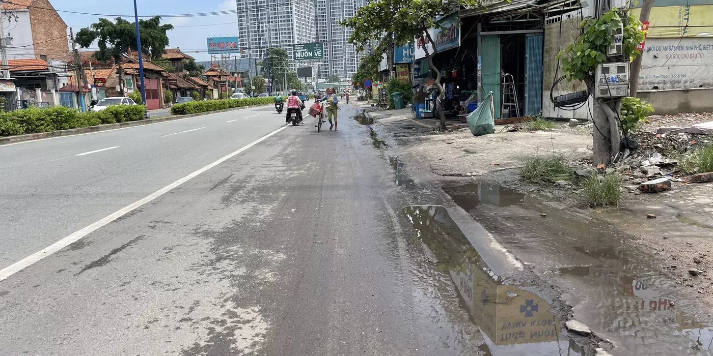 Nhà mặt tiền quốc lộ 13 chỉ 50tr/m2 ngay trung tâm Tp Thuận An