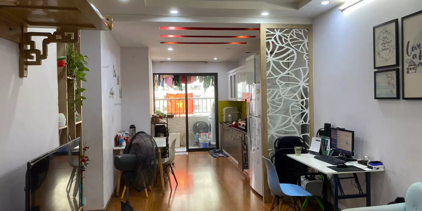 Chung cư HH Linh Đàm, 71m2, 2 ngủ tầng trung, đầy đủ nội thất 2.6 tỷ