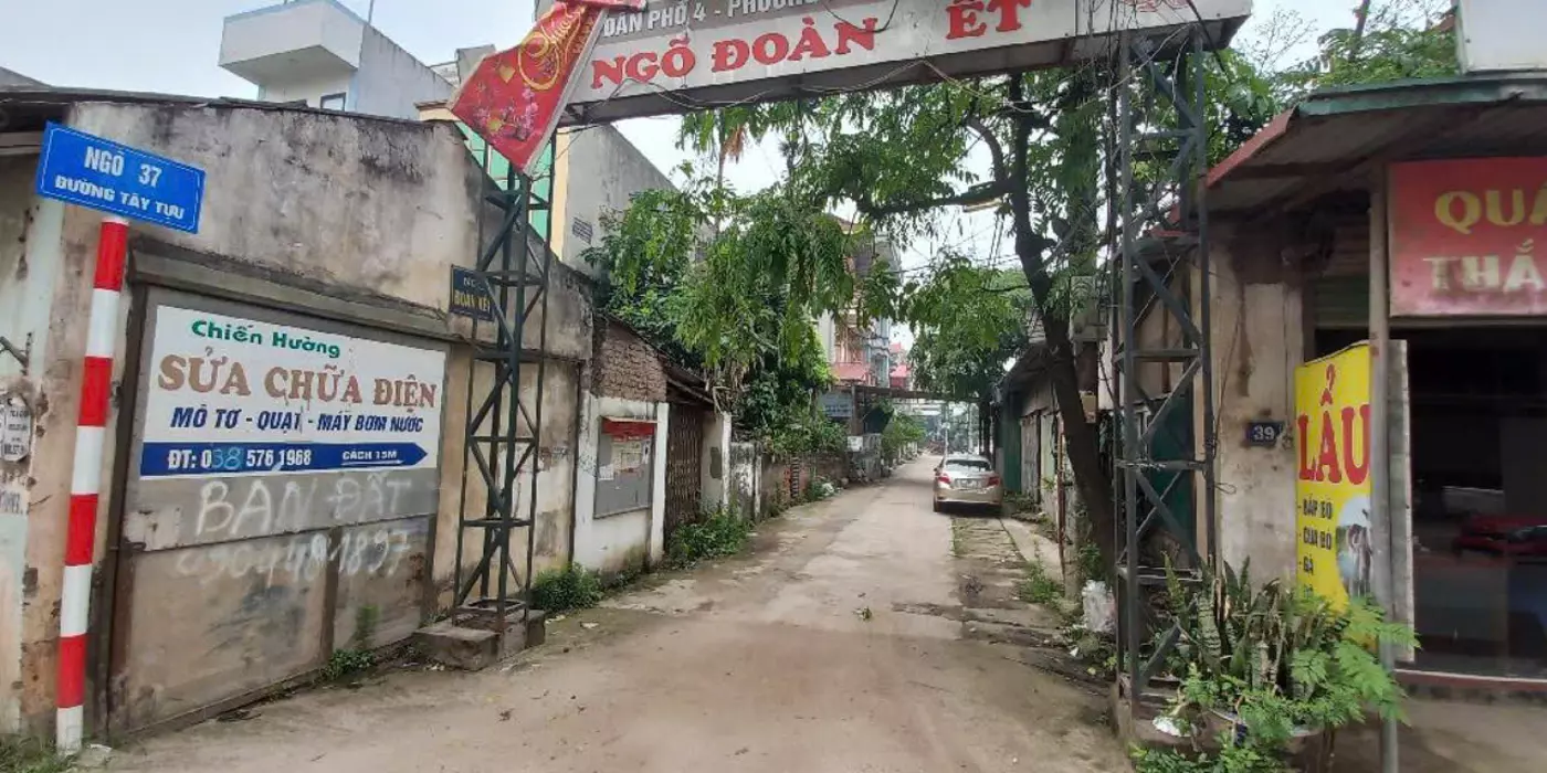 Bán Thửa Đất Vuông Đẹp_ Ngõ Thông Tứ Tung _ OTO Đỗ Cách Nhà 15M