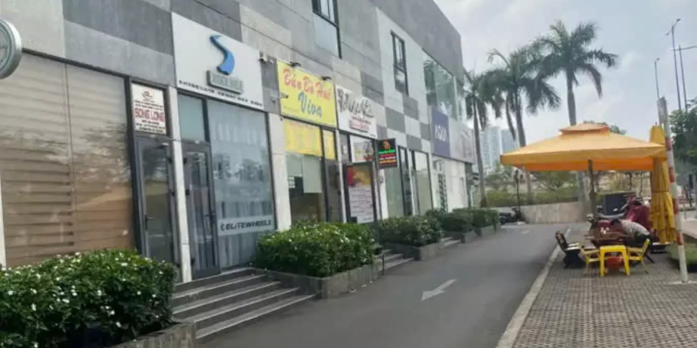 Shophouse khối đế 1.11 tầng 1. Trung tâm thương mại dịch vụ Võ Văn Kiệt q6
