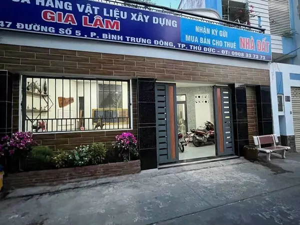 Bán nhà mặt tiền 47 đường số 5 phường Bình Trưng Đông Quận 2 _ đường ô tô thông lh 0903034123