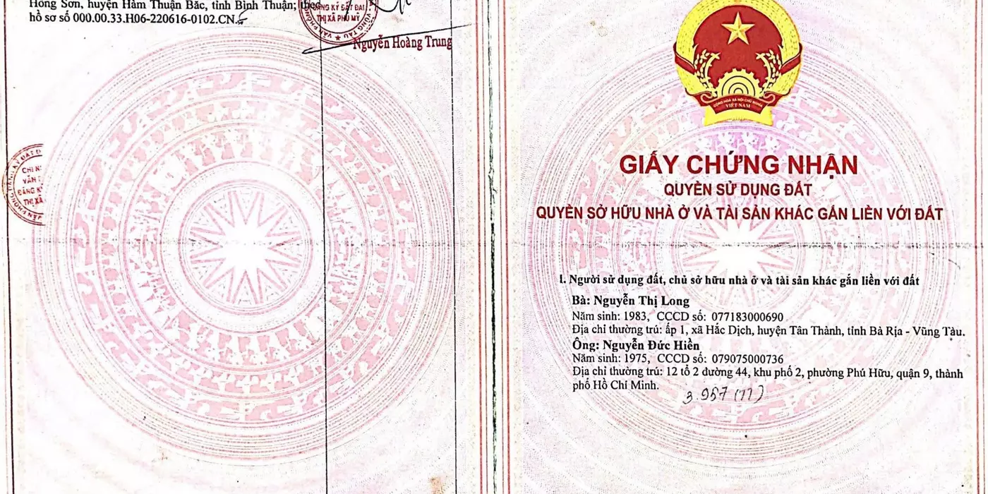 Bán đất Phường Hắc Dịch TX Phú Mỹ, cách  đường Bình Giã 130m, đường bê tông 4,5m