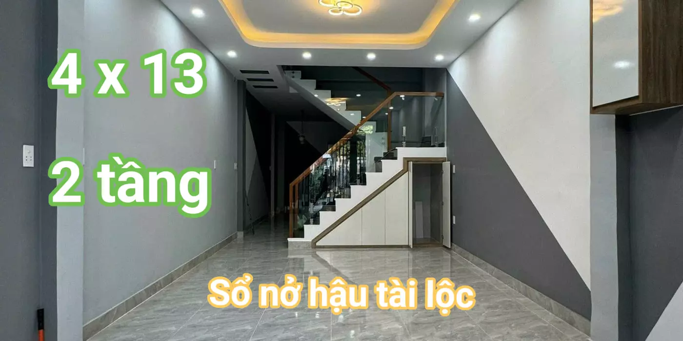 Nhà mặt tiền Gần Lê Văn Quới Bình Tân 51m2, 2 tầng, nhỉnh 4 tỷ 5