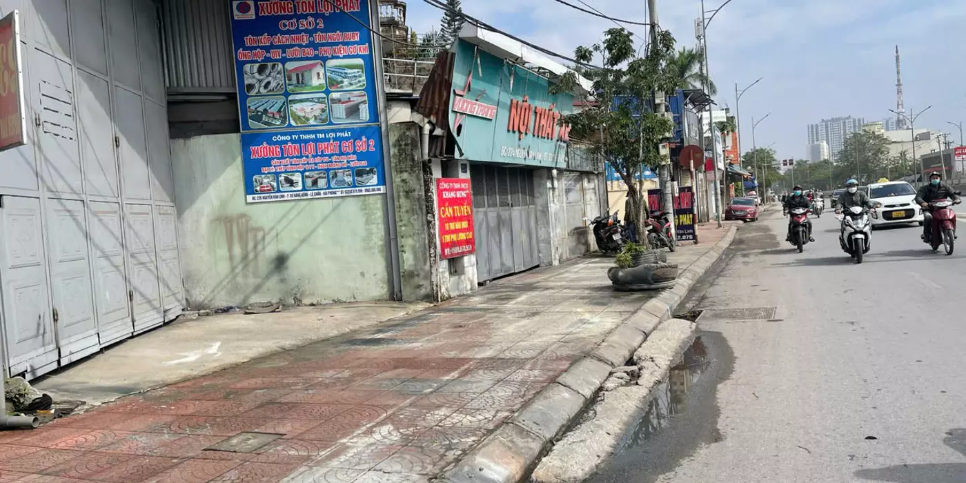 Bán nhà mặt đường Nguyễn Văn Linh , mặt tiền 6.5m có sẵn xưởng cho thuê