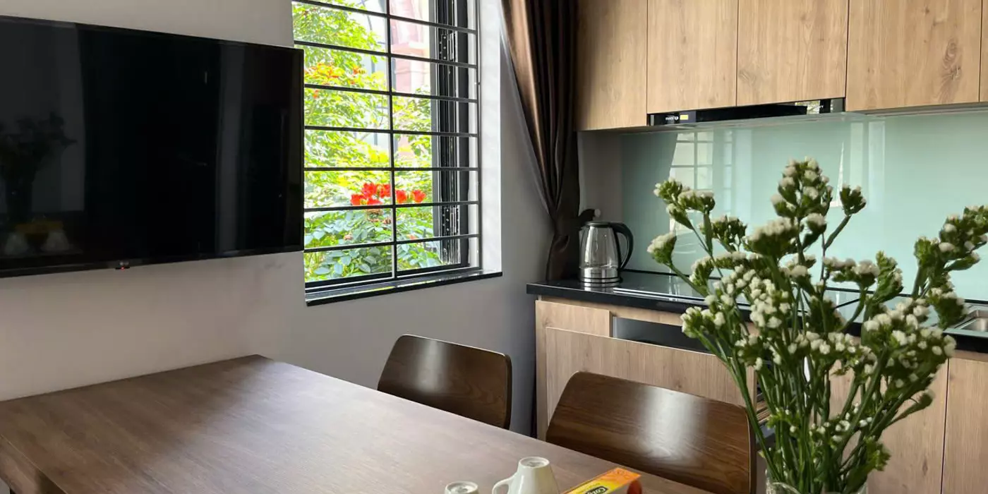 CHO THUÊ CĂN HỘ STUDIO MANOR CROWN FULL NỘI THẤT