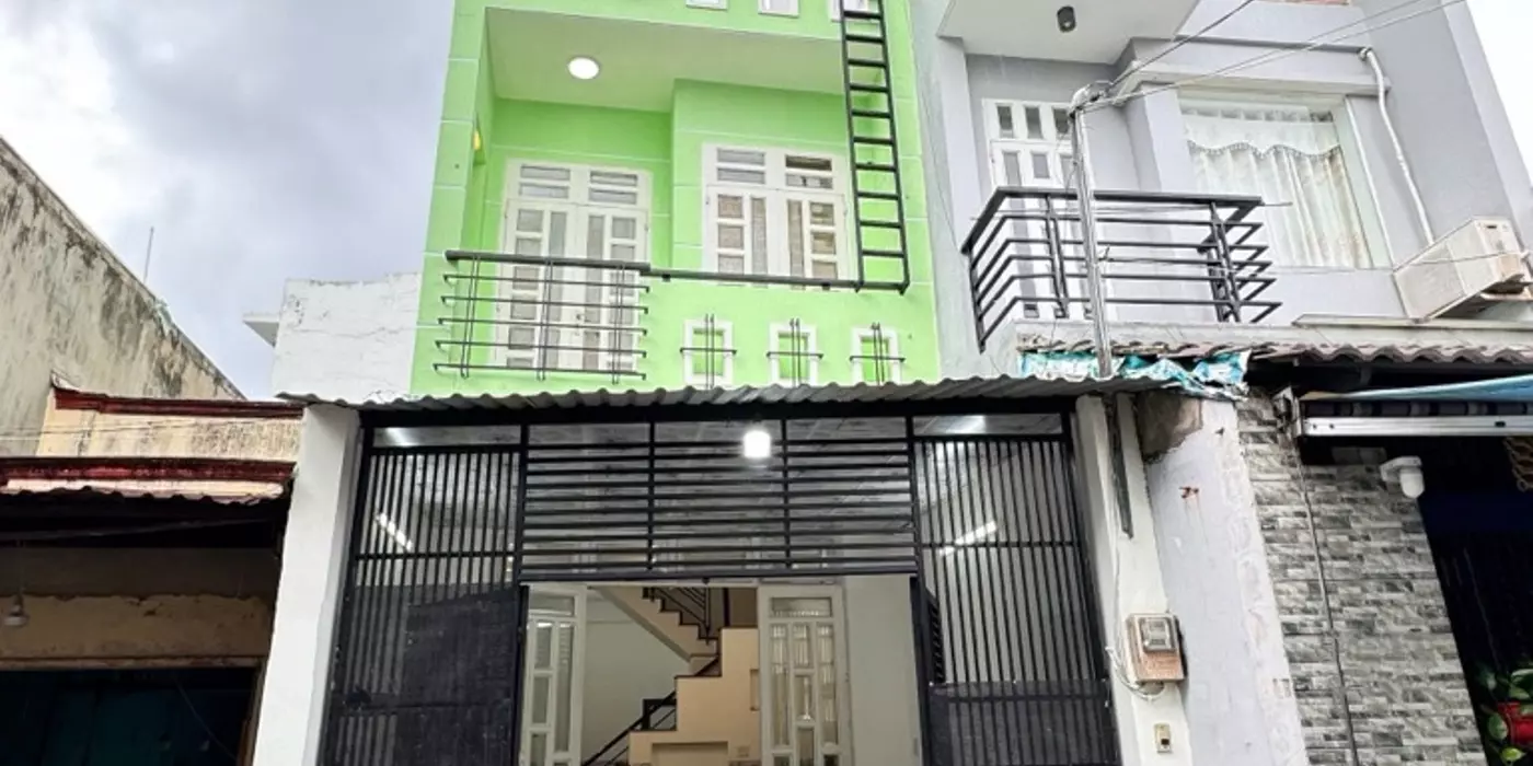 NHÀ 1/ GÒ XOÀI - SÁT CHỢ - HẺM 5M THÔNG - 58M2 - 2 TẦNG 2PN - SỔ NỞ HẬU GIÁ CHỈ 4.X TỶ