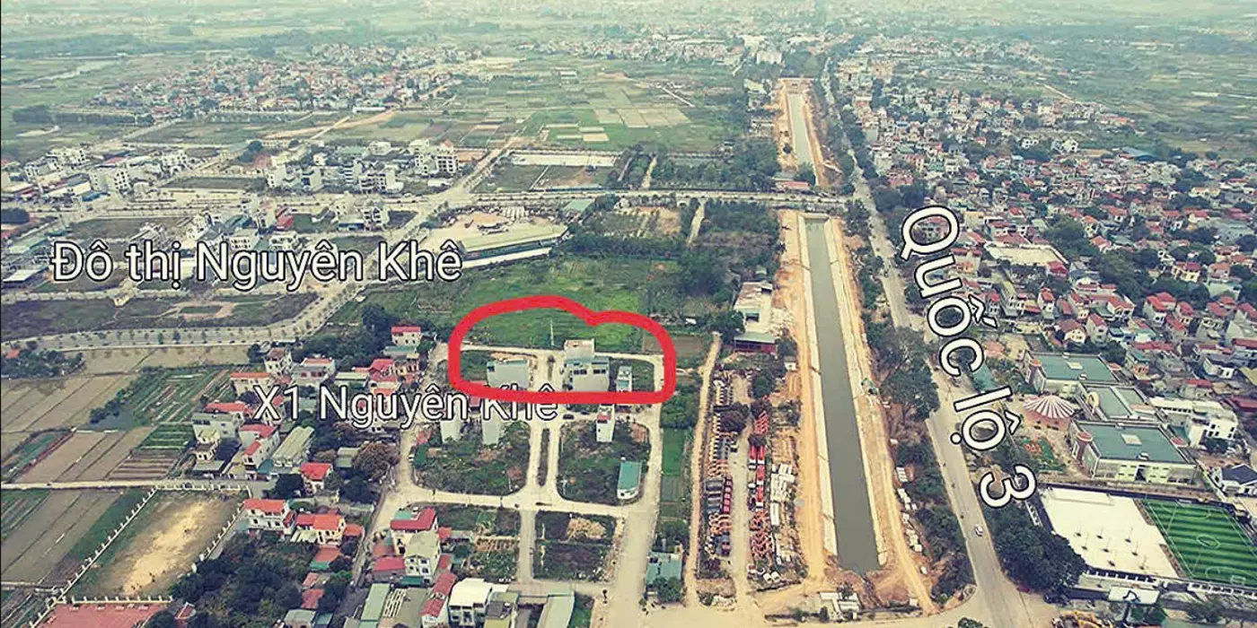 CHÍNH CHỦ CẦN BÁN LÔ GÓC ĐỐI DIỆN VƯỜN HOA TẠI KHU ĐÔ THỊ NGUYÊN KHÊ - ĐÔNG ANH - HÀ NỘI