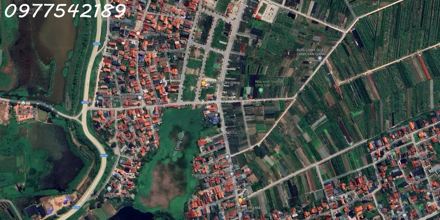Bán đất thôn Công Luận 2 - TT Văn Giang - Hưng Yên.