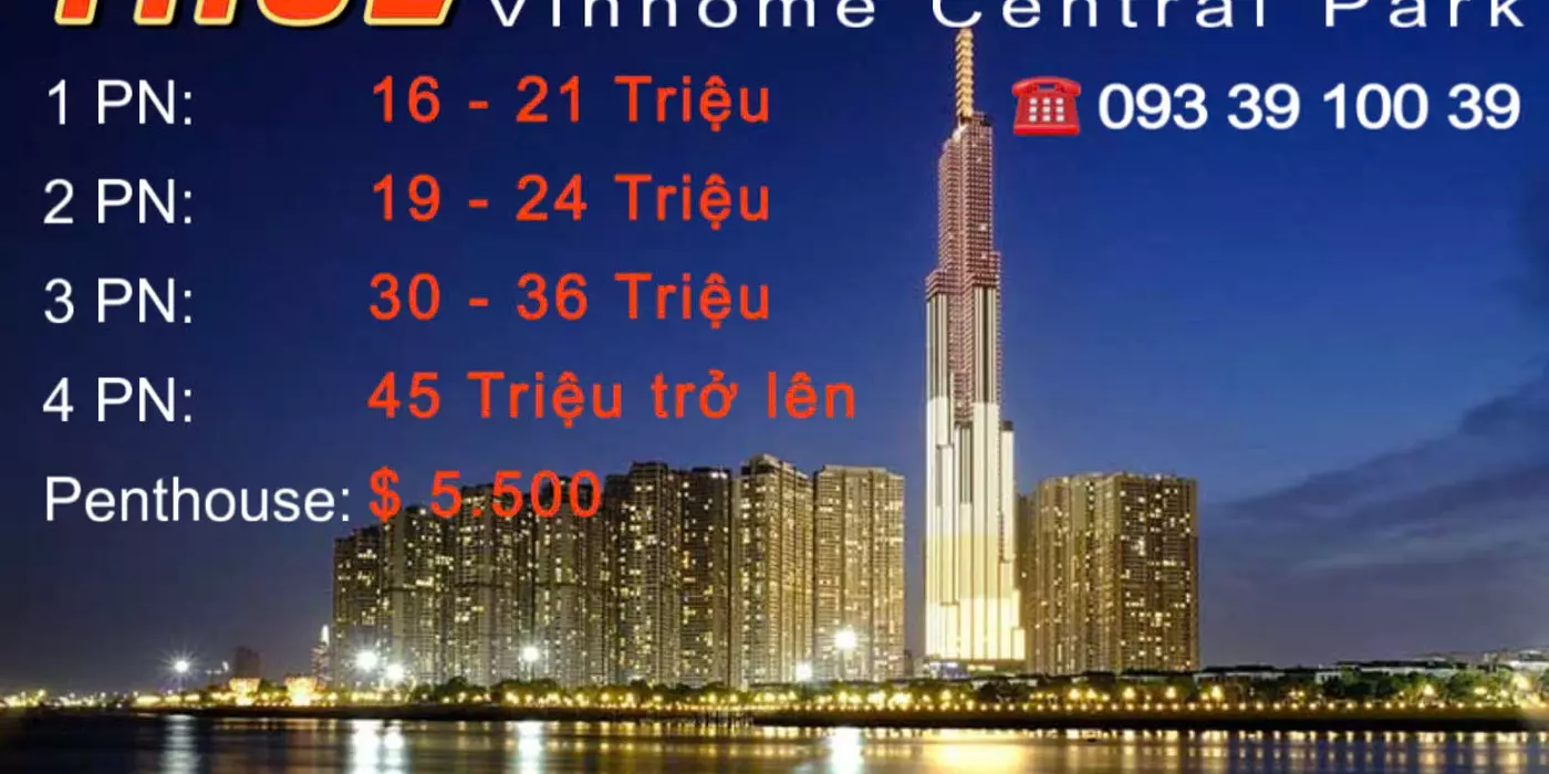 Thuê căn hộ Vinhomes Central ParkTh9.2024 – 68 Căn độc quyền, giá tốt nhất thị trường.LH 0933910039
