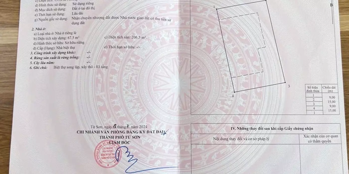 ---GIÁ CHI  7 TY800  XÍU  CĂN BIỆT THỰ SONG LÂP,cả nhà và đất vị trí ở KCN VSIP DT135M2,3 tầng