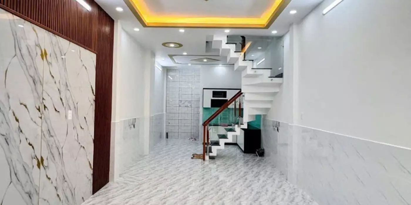 GẦN NGÃ TƯ BỐN XÃ - HẺM XE HƠI - SÁT MẶT TIỀN LÊ VĂN QUỚI - NHÀ ĐƯỜNG SỐ 14 - 46M2 - 2 TẦNG 2PN