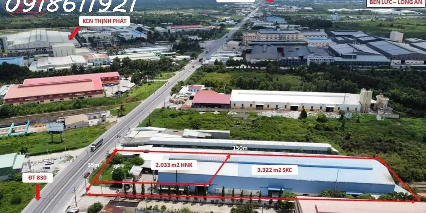 Cơ Hội Đầu Tư Vàng: Sang Nhượng Nhà Xưởng Mặt Tiền TL 830 Chỉ 48 Tỷ!