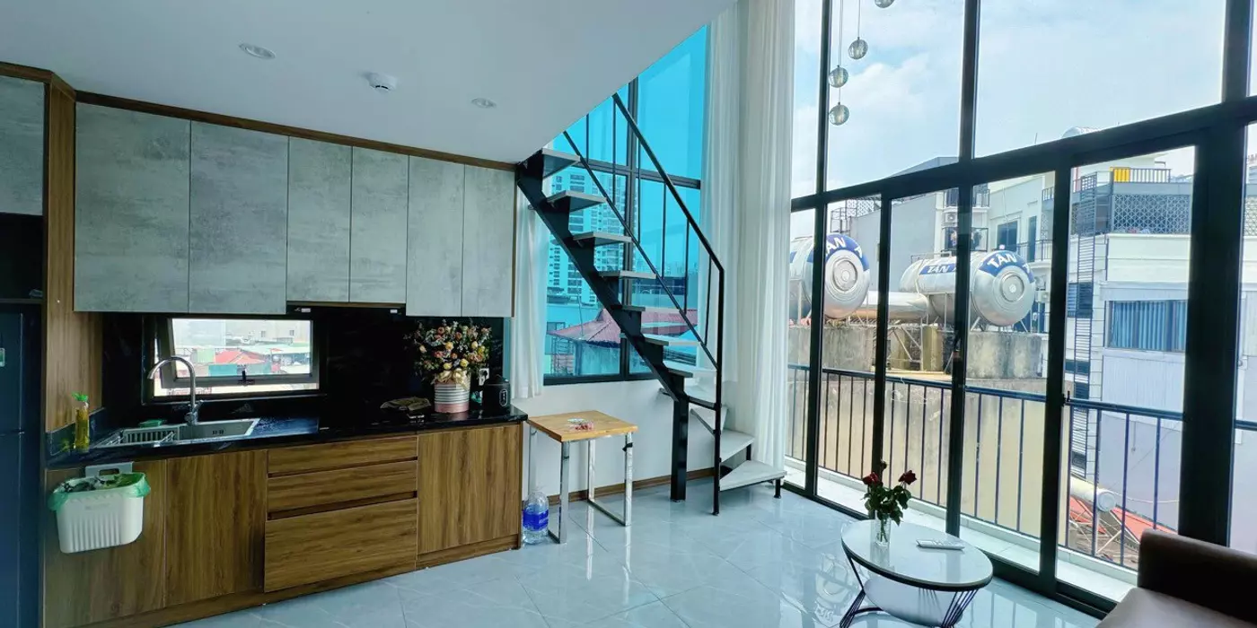 CỰC HIẾM Cho thuê căn hộ Duplex 1 ngủ, đầy đủ tiện nghi tại 63 Lê Đức Thọ, Từ Liêm, HN