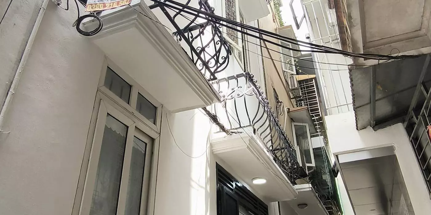 BÁN NHÀ MỸ ĐÌNH NAM TỪ LIÊM NGÕ THÔNG THOÁNG GẦN Ô TÔ NHÀ THOÁNG SÁNG 5 TẦNG 6,6 TỶ