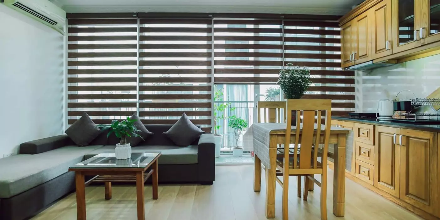 Cho thuê căn hộ cao cấp 60m2, 1k1n, đầy đủ tiện nghi tại 535 Kim Mã, Ba Đình