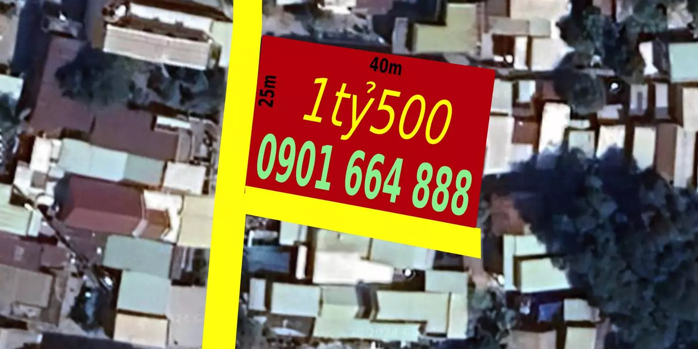 CHỈ 1 TỶ 500, ĐẤT 25mX40m ! BÁN VÌ KHÔNG SỬ DỤNG THƯỜNG XUYÊN!