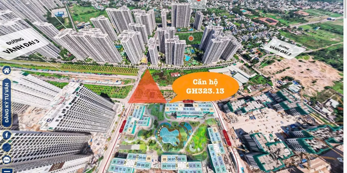 Bán căn hộ KDC Vinhomes Grand Park Phân Khu Glory Heights GH3 Căn Góc 50tr/m2