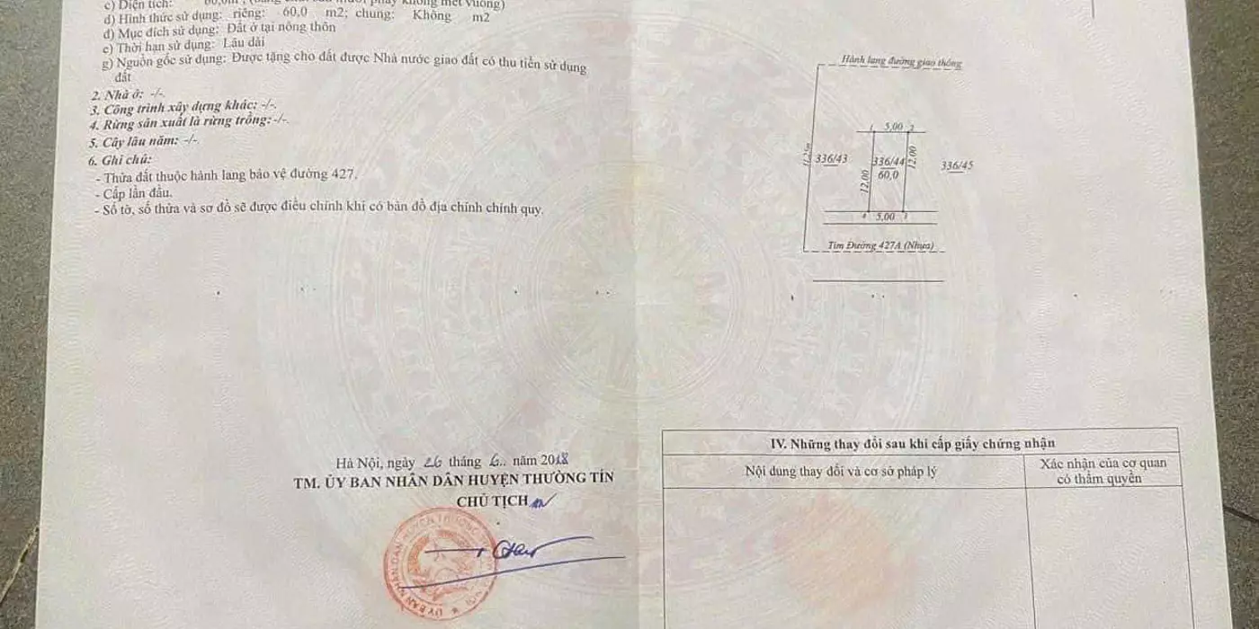 Bán nhà 3 tầng trục chính 427 Dốc Vân La, Hồng Vân, Thường Tín.