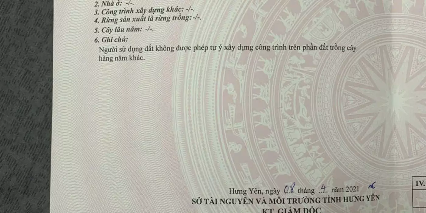 Bán đât Tân châu khoái châu 448m gần đường di sản ,giáp quy hoạch sân Gold giá chỉ vài tr/m