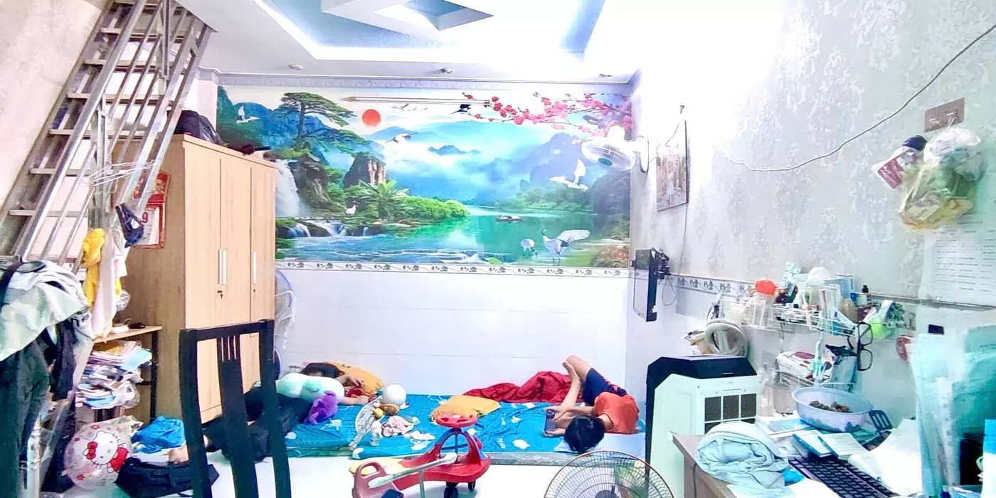 CHỈ 2.6TỶ -NHÀ 42M2 HẺM THẲNG 1 TRỤC RA HIỆP THÀNH 13 Q12 KHU DÂN CƯ SẦM UẤT, HẺM 4M