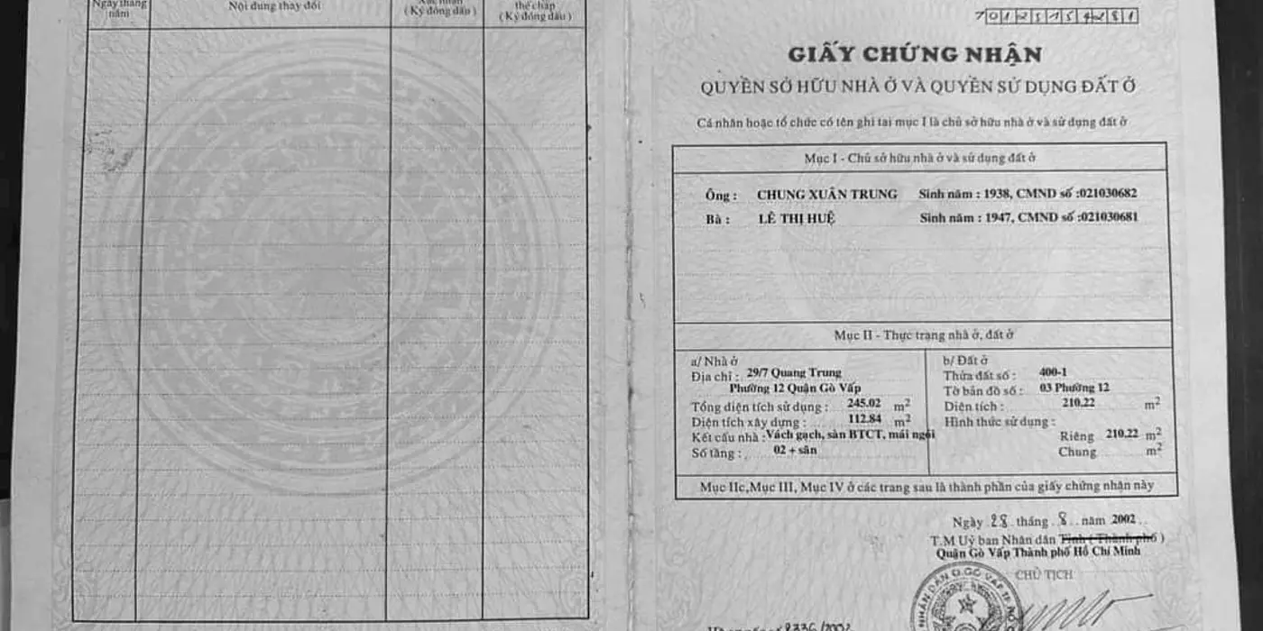 Bán Nhà 2 Lầu (11x36) Góc 2 Mặt Tiền Quang Trung, P8, Gò Vấp. Giá bán: 45 tỷ