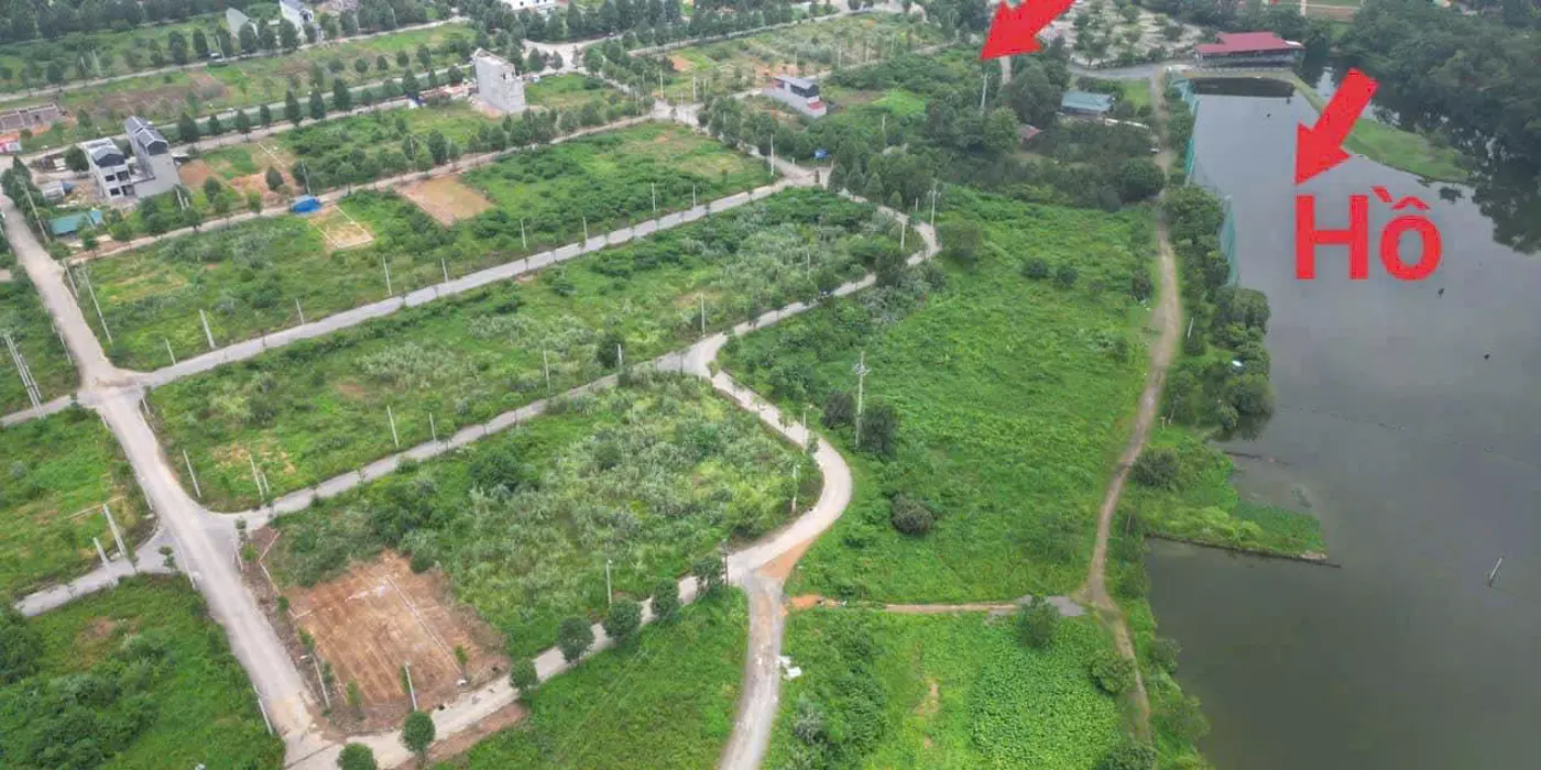 💥 CỰC HIẾM 💥100m2 LÔ ĐẤT VIEW HỒ VỚI 2 MẶT TIỀN TẠI KHU TÁI ĐỊNH CƯ ĐẠI HỌC QUỐC GIA