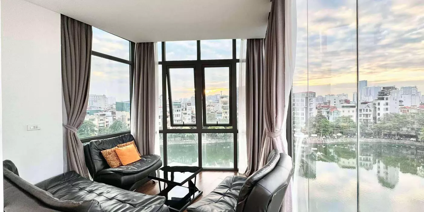 Chính chủ cho thuê phòng 1n1k view Hồ Văn Chương 50m full đồ mặt hồ