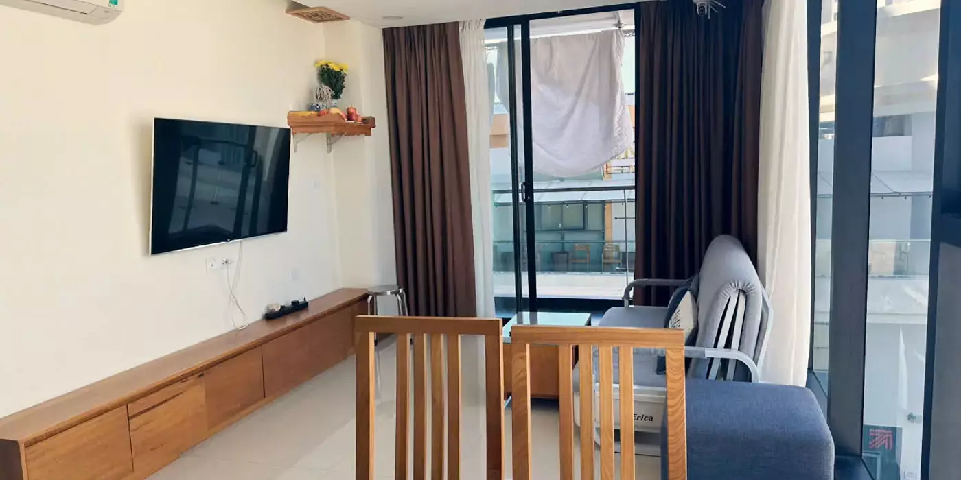 Cho Thuê Căn Hộ Maple 1 Phòng Ngủ 60.8m² Đầy Đủ Nội Thất Ban Công Lớn