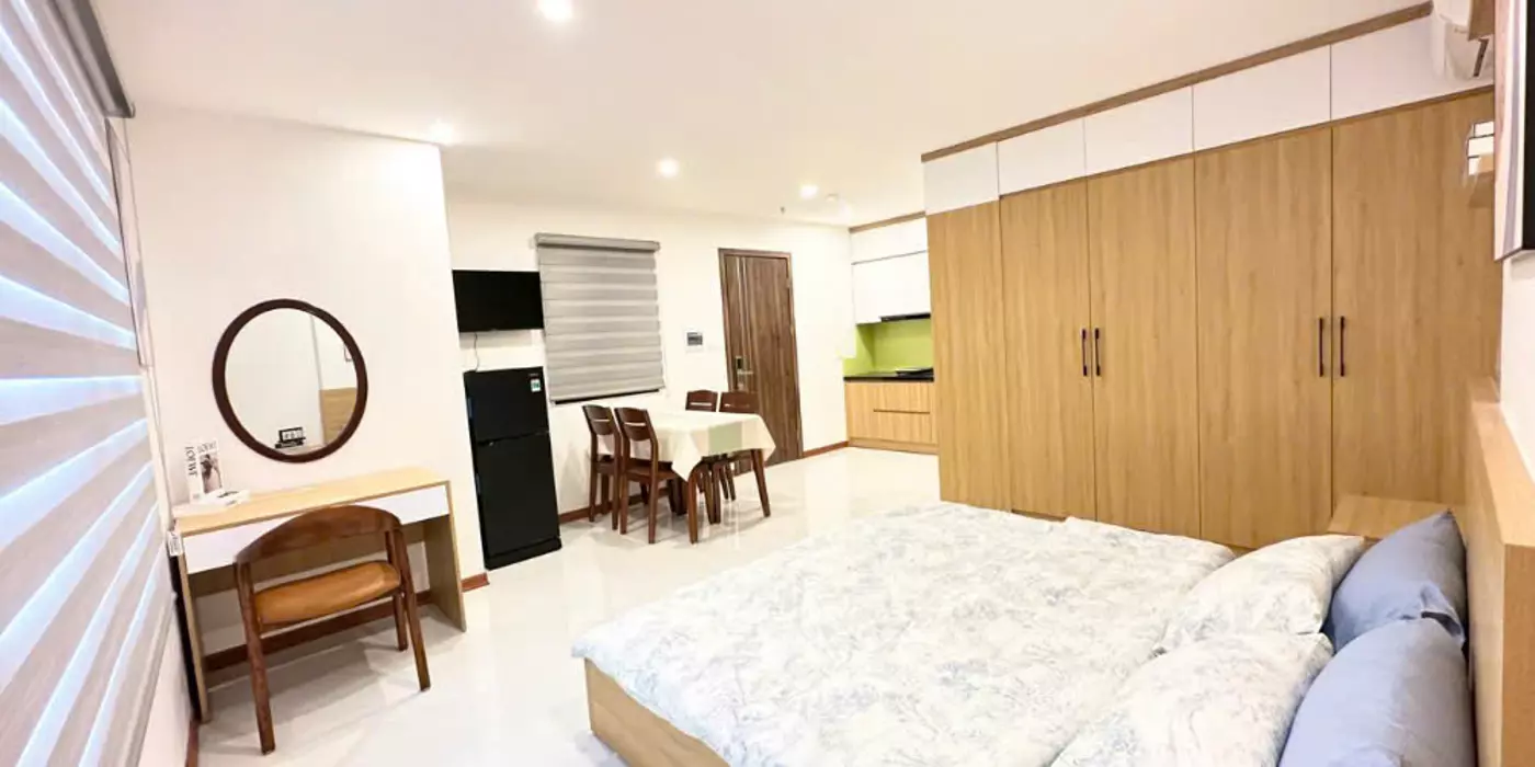 CHÍNH CHỦ CHO THUÊ CĂN HỘ 1 NGỦ 1 KHÁCH MẶT PHỐ ĐỒNG NHÂN - HAI BÀ TRƯNG - HÀ NỘI