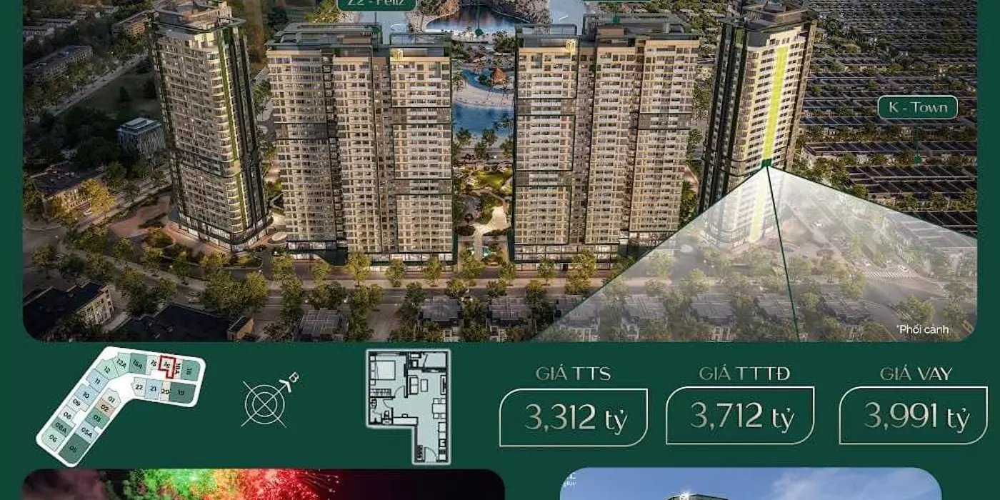Căn 1 PN+ Masterise Lumiere SpringBay - Hàng hiếm - Vị trí đẹp - Đầu tư - Chỉ từ 3,3 tỷ. LH: