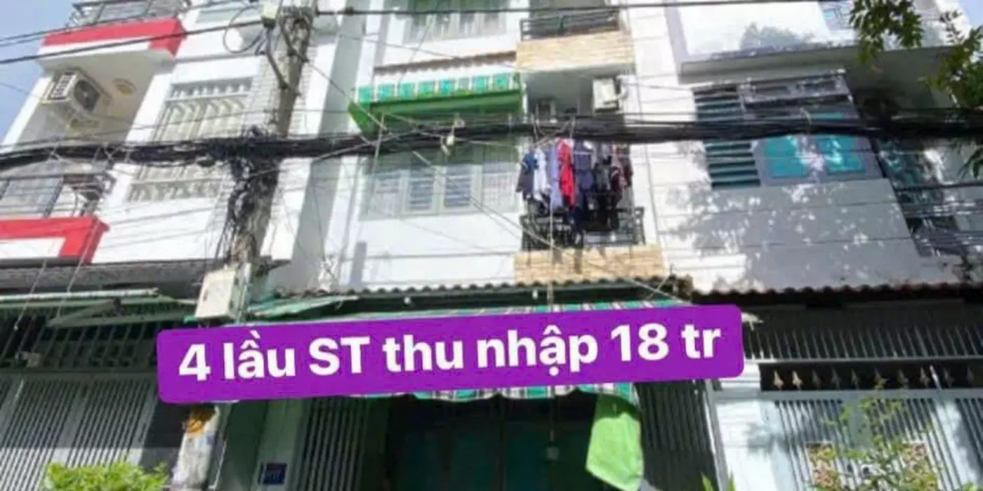 NHÀ HXT - 4 TẦNG - 6PN- ĐỖ THỪA LUÔNG - TÂN PHÚ - NHỈNH 6 TỶ XÍU