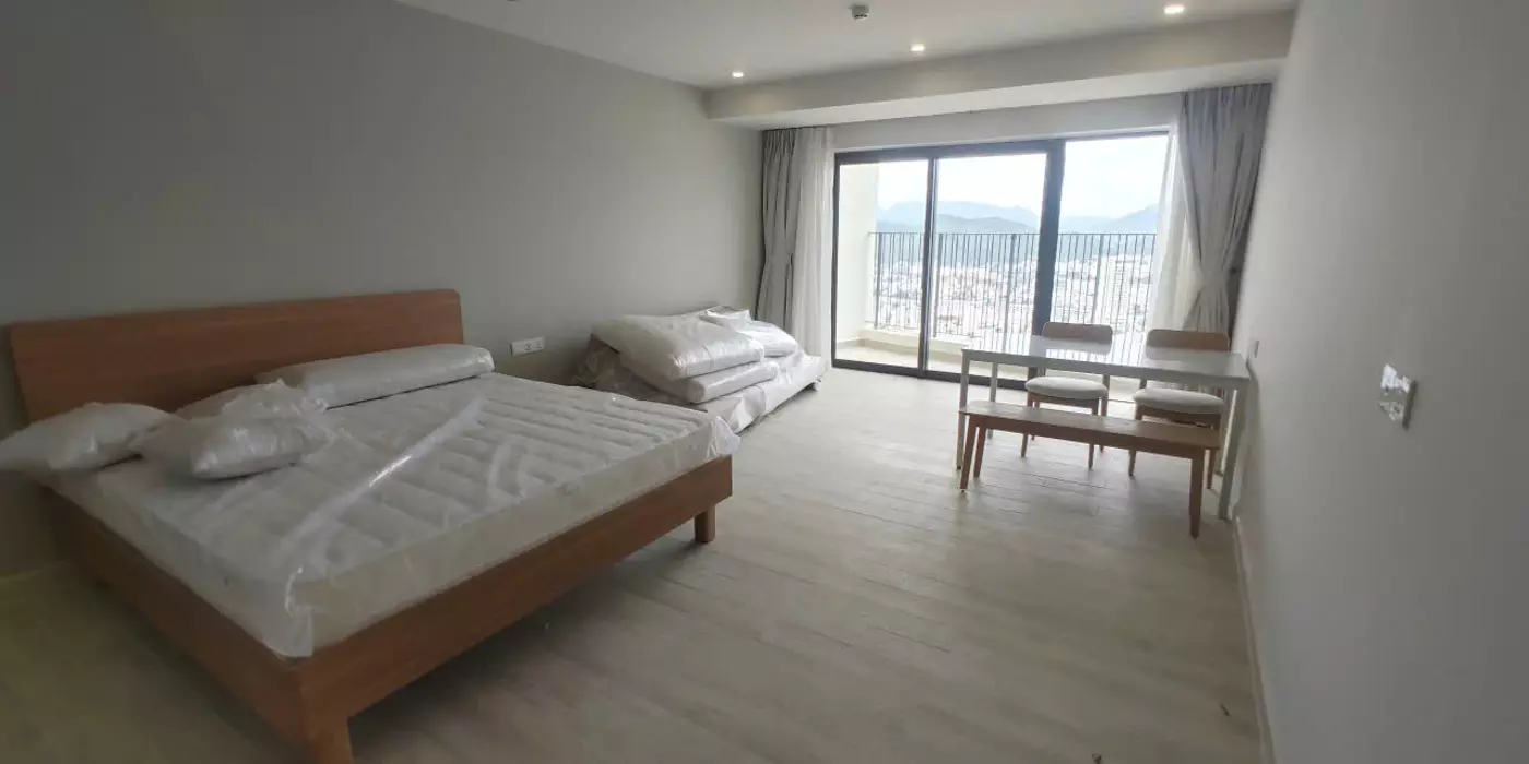 Bán căn hộ studio Goldcoast mặt ngoài toà Bắc nhìn trọn biển