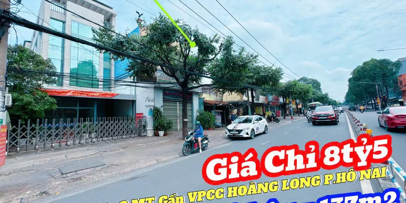 NHÀ 2 MẶT tiền NGUYỄN ÁI QUỐC - HỐ NAI - BIÊN HÒA - 8.5 TỶ - SỔ ĐỎ