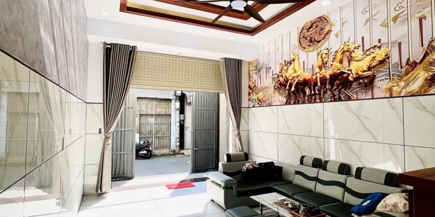 NGAY KÊNH 26/3 - ĐƯỜNG SỐ 9 - HẺM 6M - 72M2 - 5 TẦNG THANG MÁY - GIÁ 7.7 TỶ