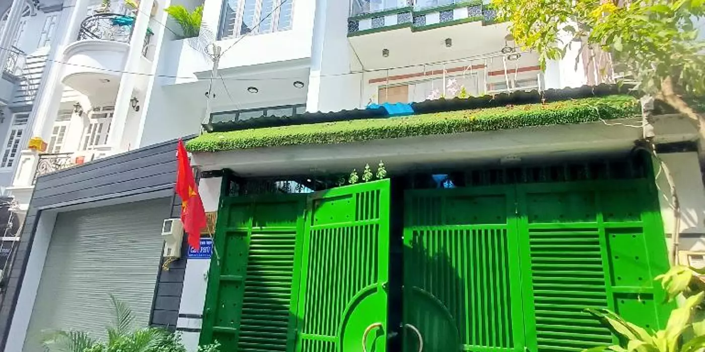 Bán nhà 4 tầng 96m2 ngang 4.5m đường nhựa 6m xe hơi thông 1979 Huỳnh Tấn Phát Thị Trấn Nhà Bè,