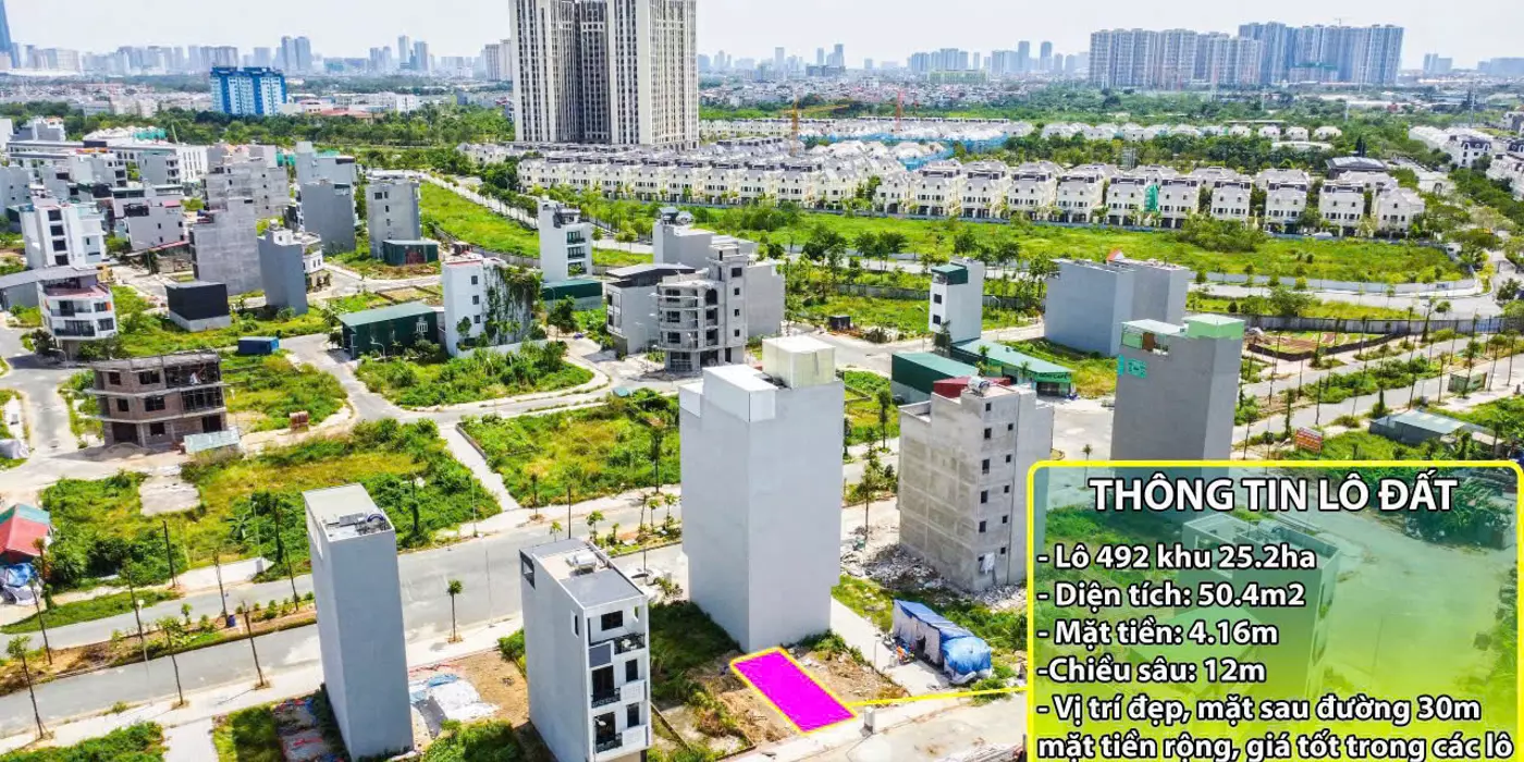 Lô đất đẹp khu 25,2 ha Vân Canh gần dự án An lạc Green Sympony