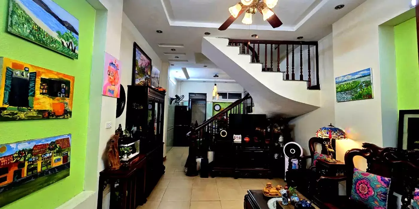Hoa khôi Thiên Hiền, Nam Từ Liêm diện tích 48m2, mặt tiền 4m, Gần phố, nhà đẹp ở ngay.