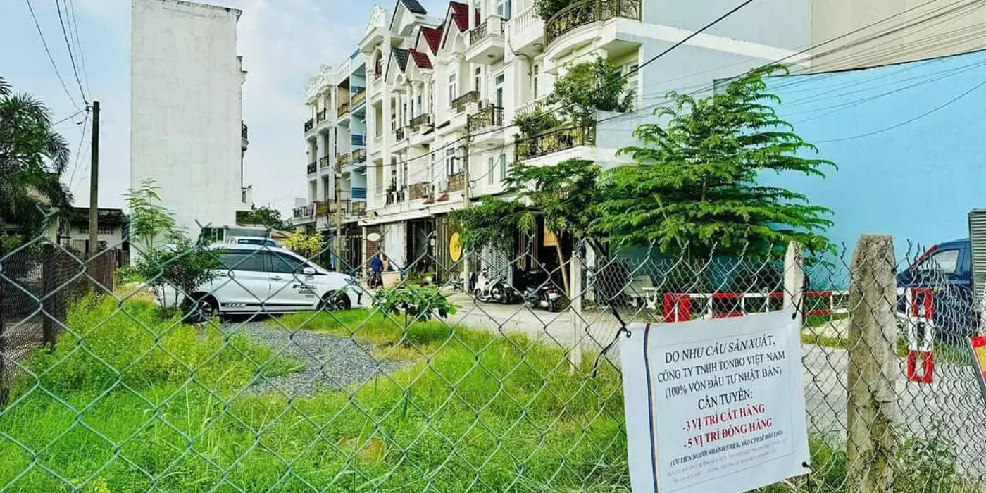 Đất lô cặp ngang 10m, CN 50m2 Hẻm 7m Liên Khu 2-5, Hiệp Thành, Q12 giá rẻ 3.6T