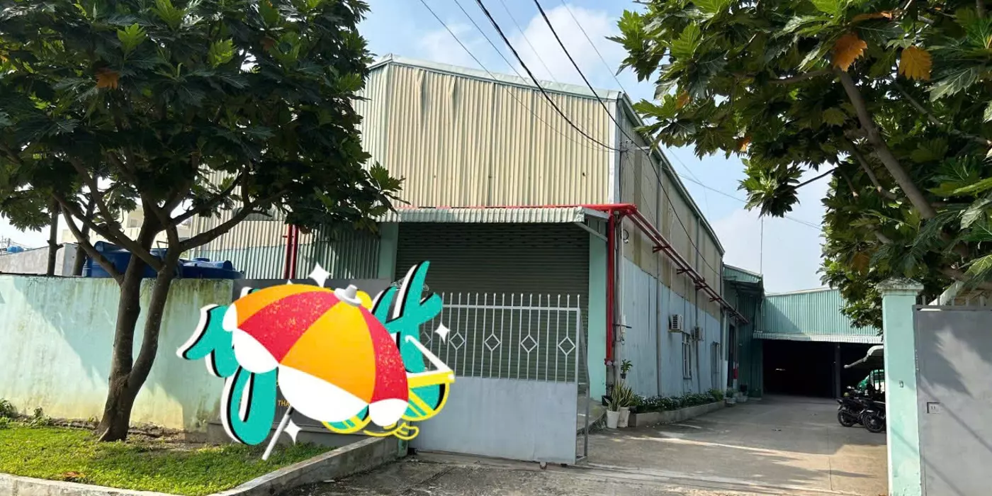 Bán Đất & xưởng nông sản bờ sông Sài Gòn phường Thạnh Lộc 3300m2